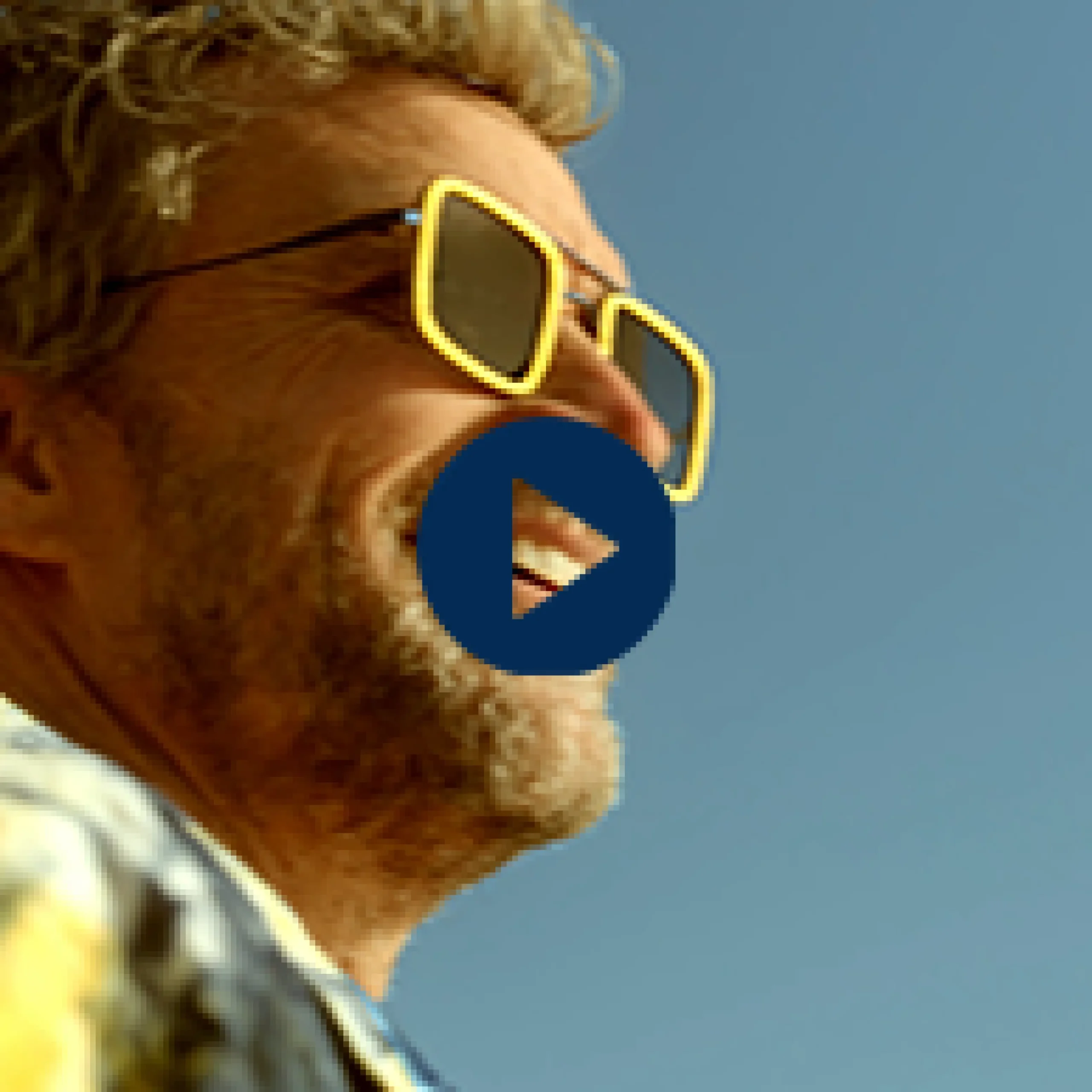 Shop Vilebrequin White Tulipwood Women And Men Sunglasses - Vbq X Shelter Sunflower/Yellow