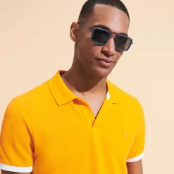 Clearance Vilebrequin White Tulipwood Women And Men Sunglasses - Vbq X Shelter Navy/Blue