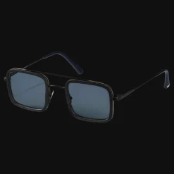 New Vilebrequin White Tulipwood Women And Men Sunglasses - Vbq X Shelter Black/Black