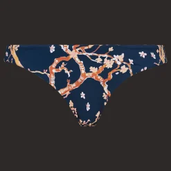 Shop Vilebrequin Women Bikini Bottom Midi Brief Sweet Blossom Navy/Blue