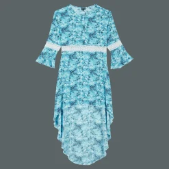 Hot Vilebrequin Women Dress Flowers Tie & Dye Navy/Blue