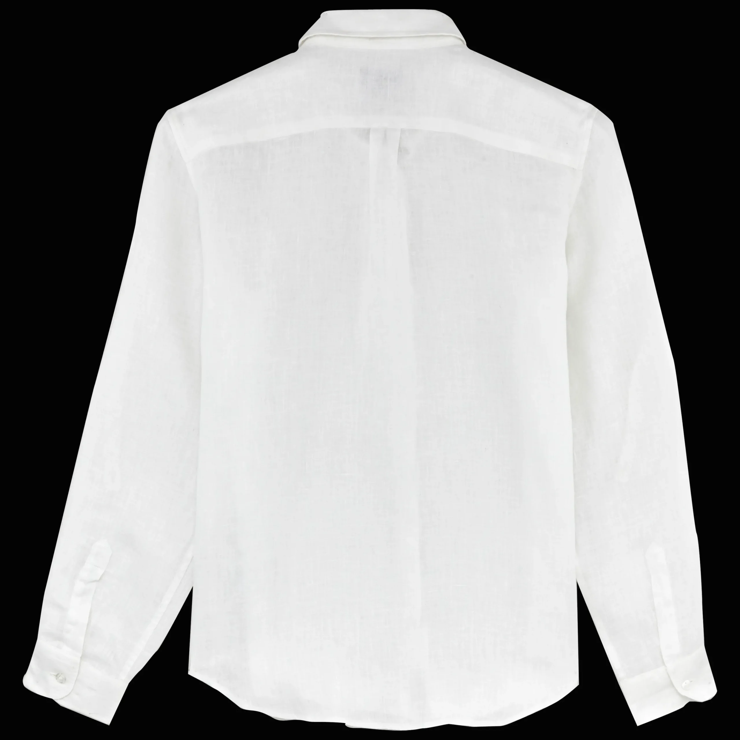 Cheap Vilebrequin Women Long Sleeves Linen Shirt Solid White/White