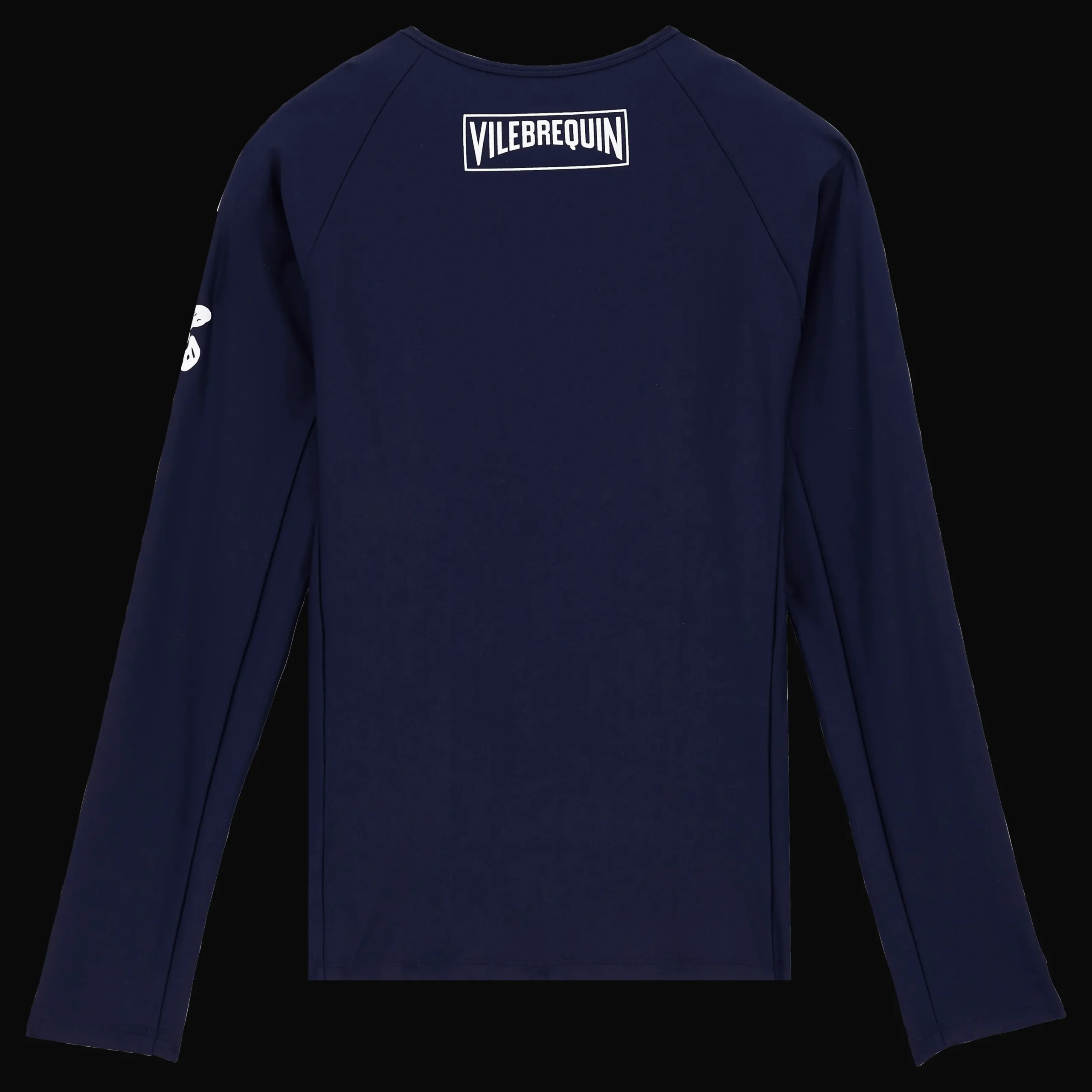 Sale Vilebrequin Women Long Sleeves Zipper Rashguard Solid Navy/Blue