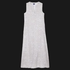 Store Vilebrequin Women Long Tencel Cover-Up Beach Dress Dentelles White/White