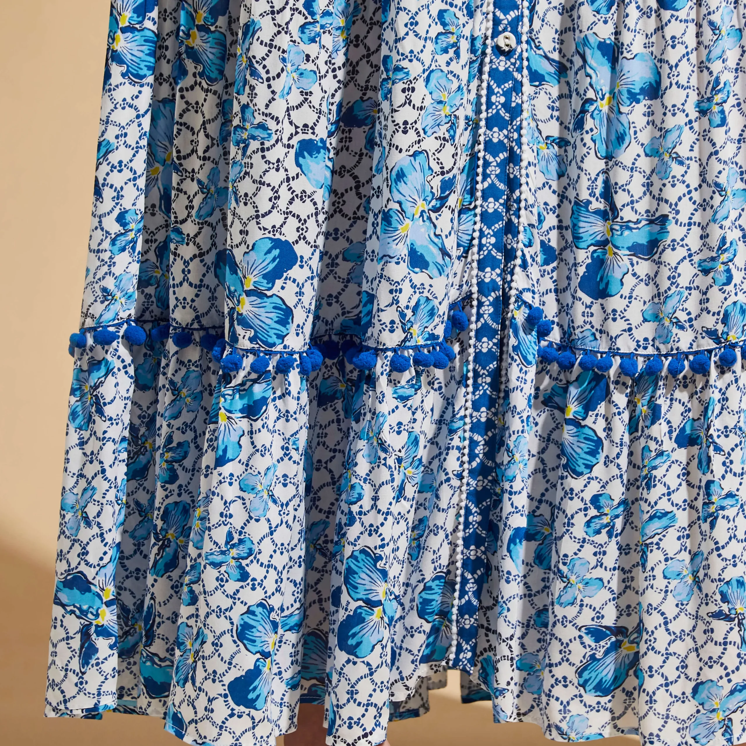 Best Vilebrequin Women Maxi Dress Iris Lace- X Poupette St Barth Azure/Blue