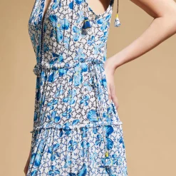 Best Vilebrequin Women Maxi Dress Iris Lace- X Poupette St Barth Azure/Blue