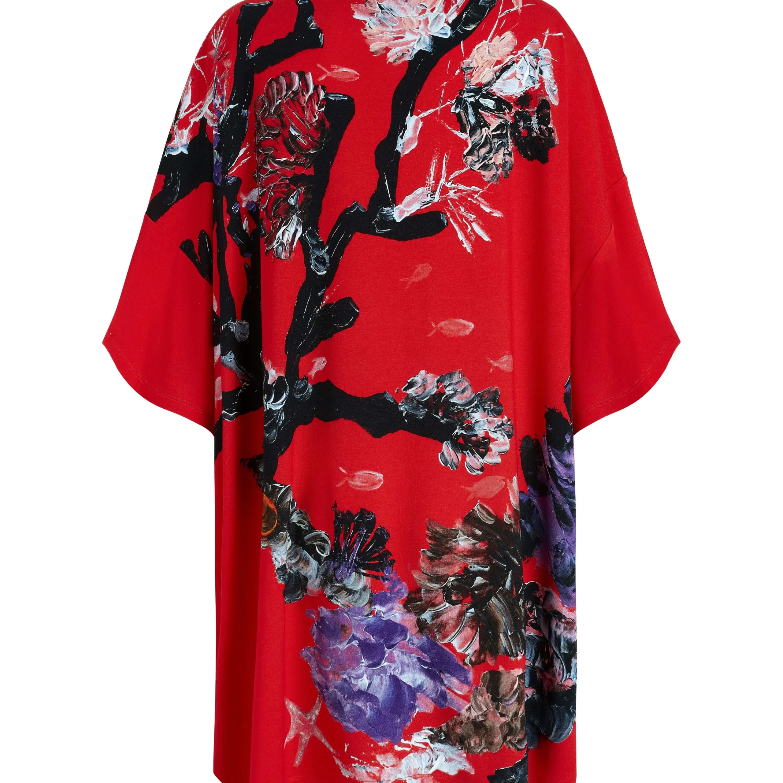 Best Sale Vilebrequin Women Maxi Viscose Dress Spring Flower - X Patrizia Gucci Poppy Red/Red