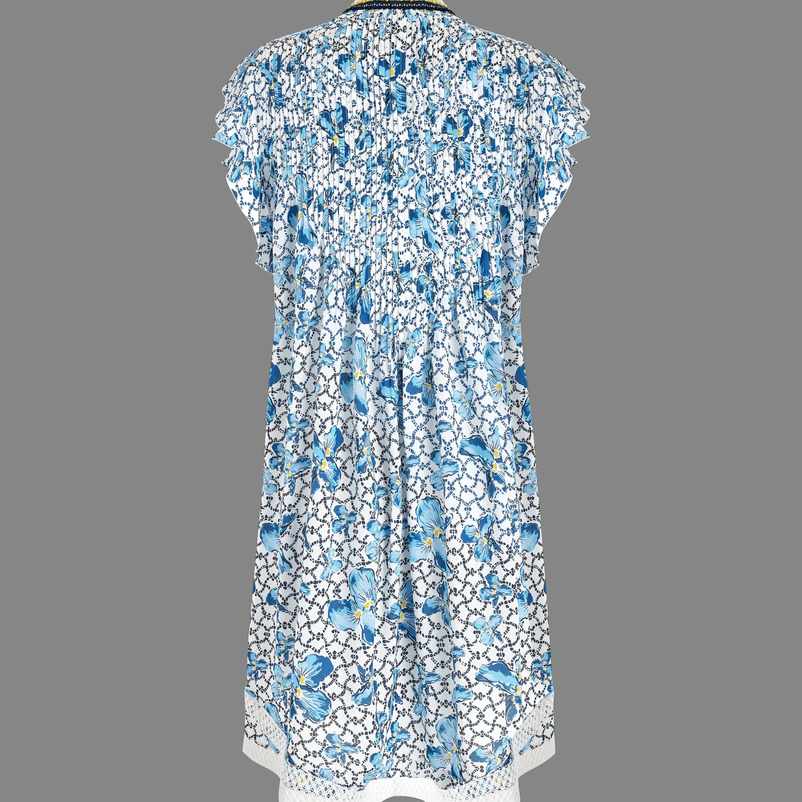 Hot Vilebrequin Women Mini Dress Iris Lace- X Poupette St Barth Azure/Blue
