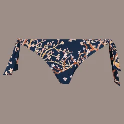 Best Sale Vilebrequin Women Side Tie Bikini Bottom Sweet Blossom Navy/Blue