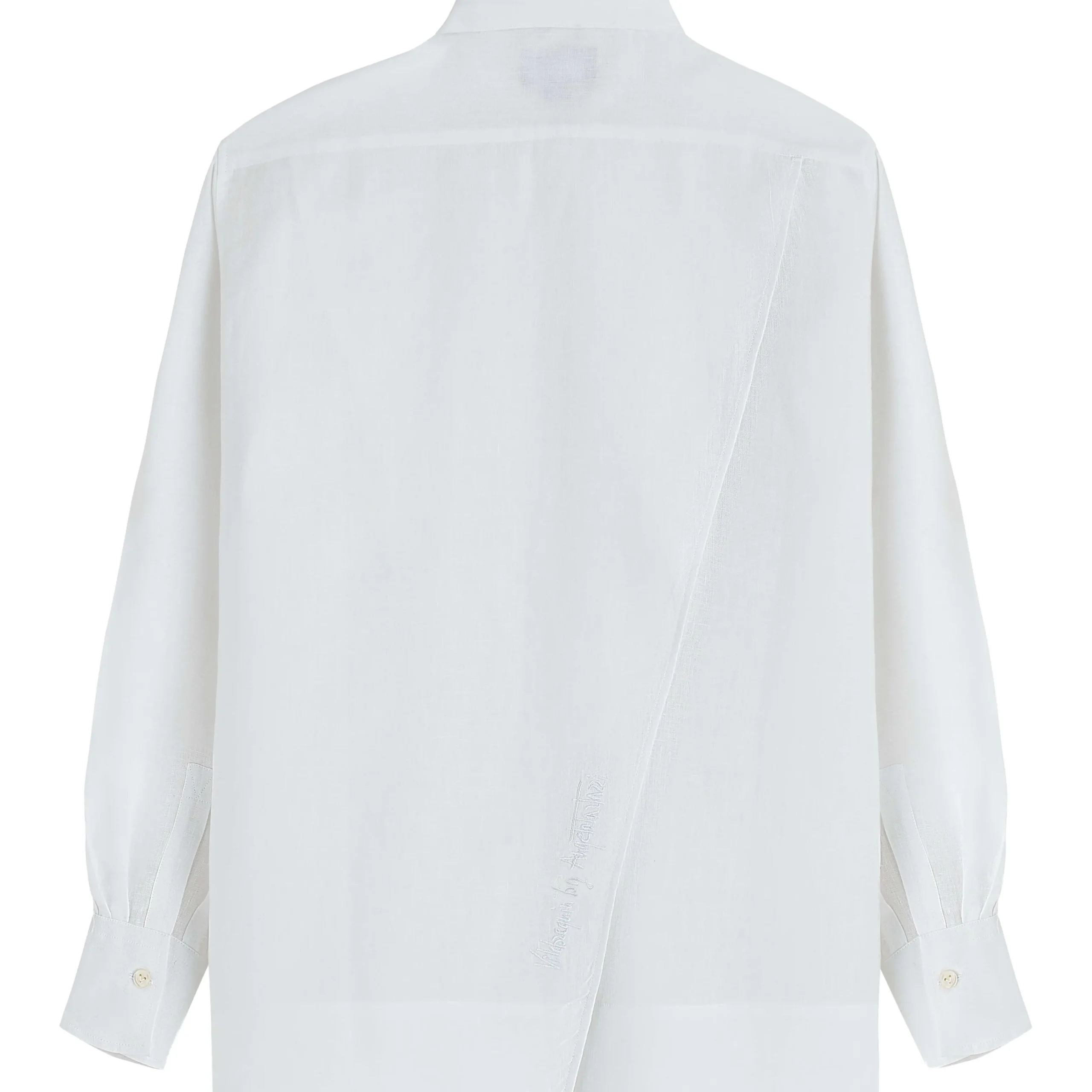 Outlet Vilebrequin Women Solid Linen Shirt- X Angelo Tarlazzi White/White