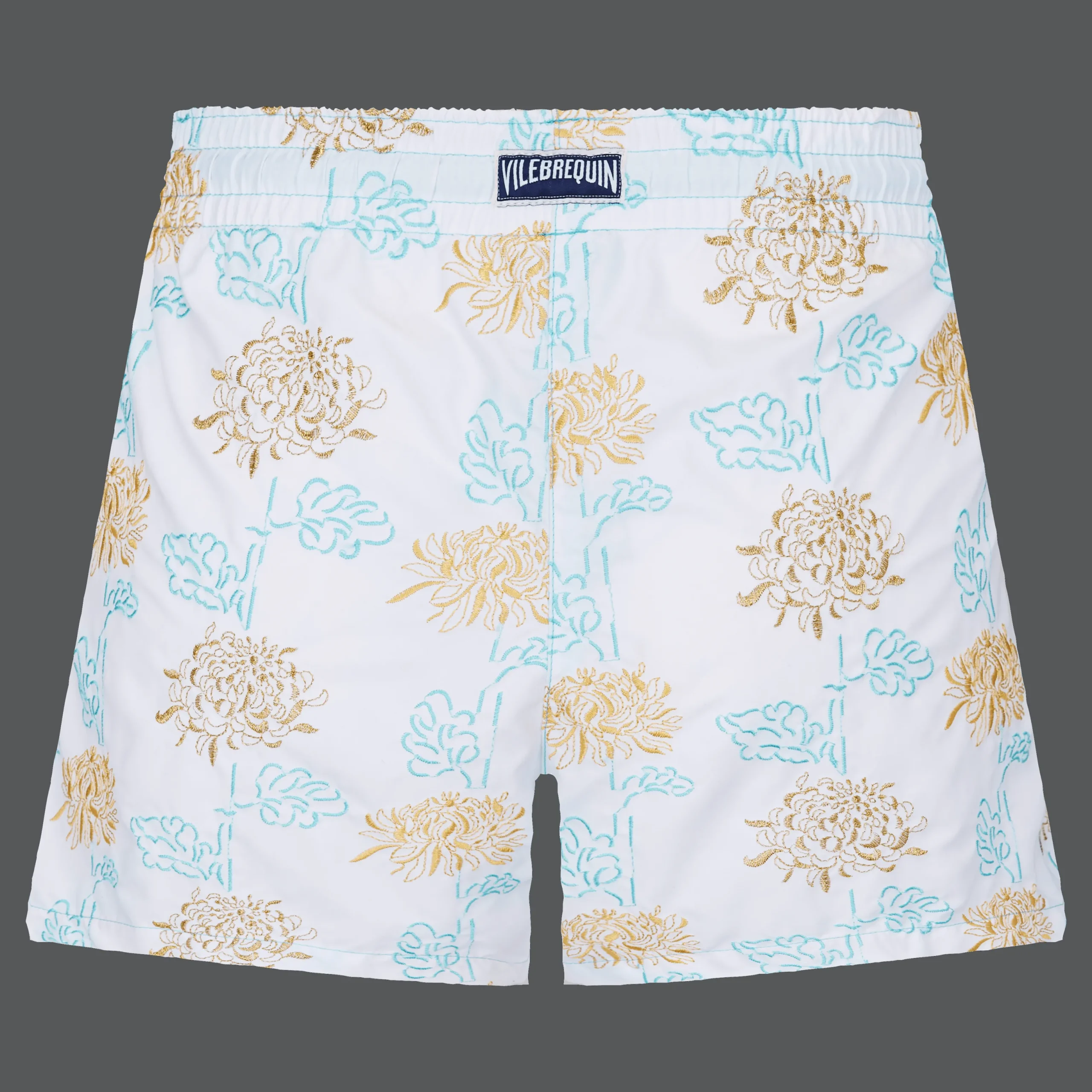 Store Vilebrequin Women Swim Short Iridescent Flowers Of Joy White/White