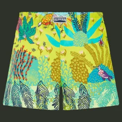 Hot Vilebrequin Women Swim Short Jungle Rousseau Ginger/Green