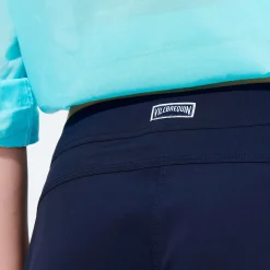 Shop Vilebrequin Women Swim Short Solid Navy/Blue