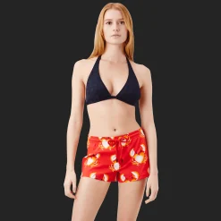 Sale Vilebrequin Women Swim Short St Valentin 2020 Medicis Red/Red