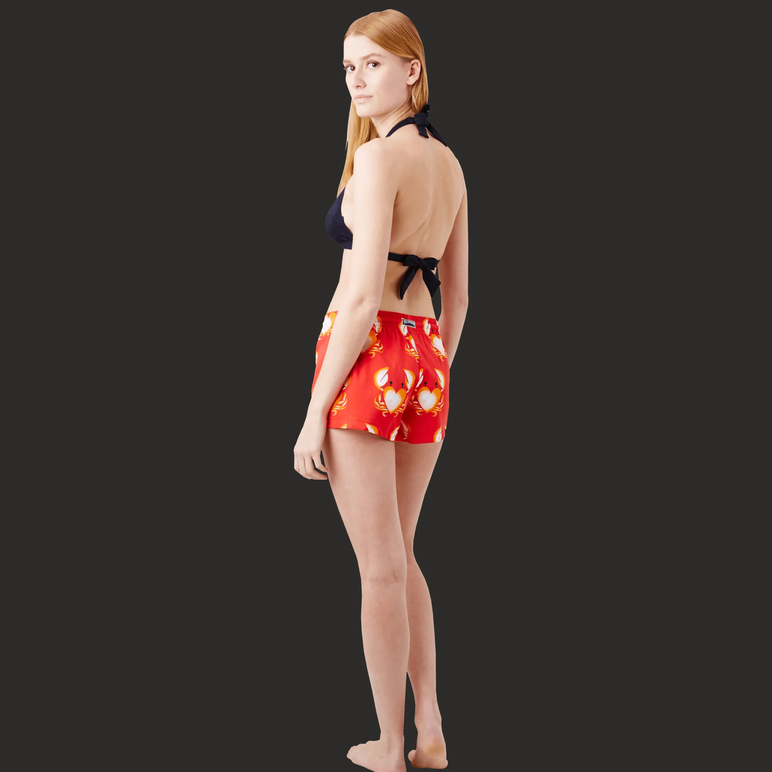 Sale Vilebrequin Women Swim Short St Valentin 2020 Medicis Red/Red