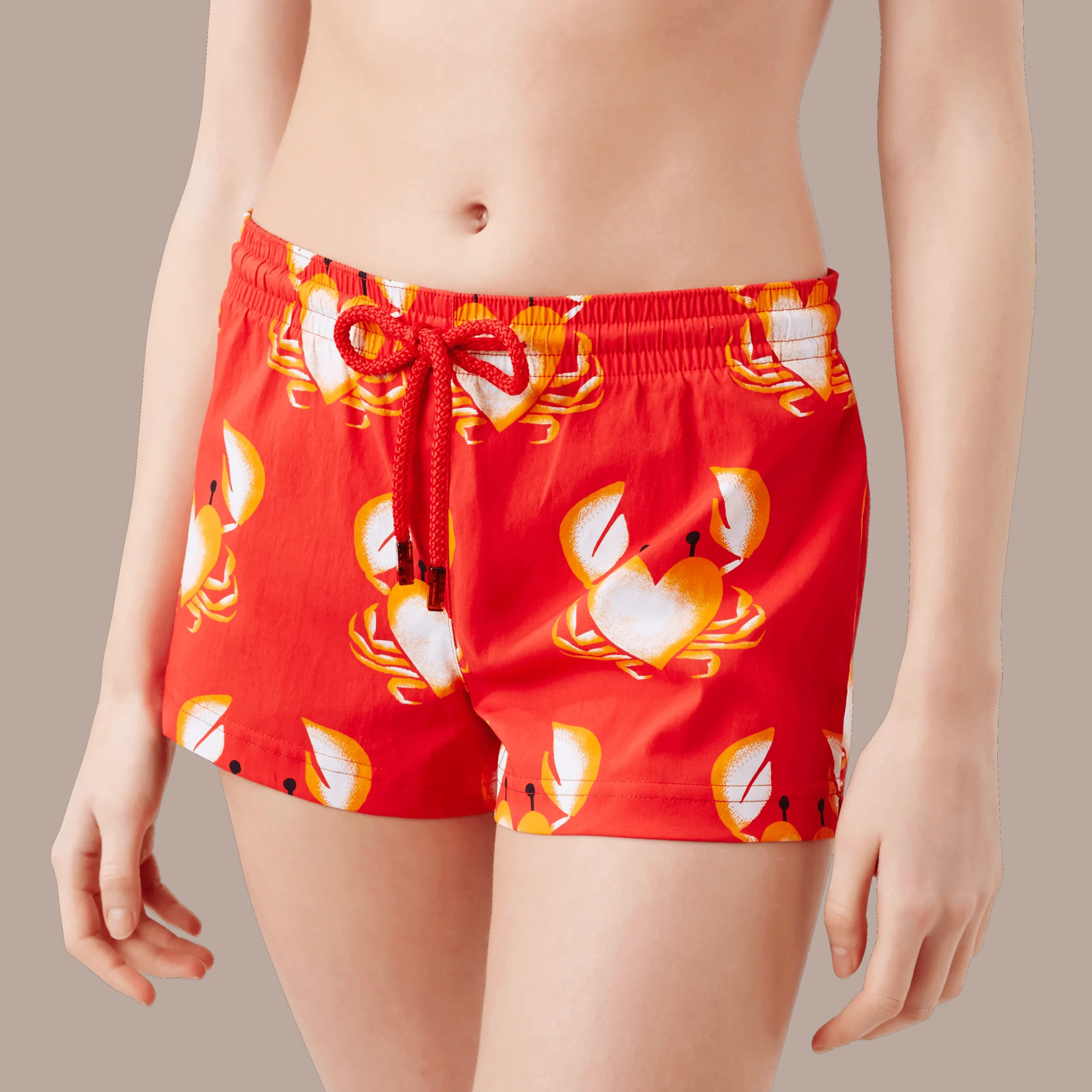 Sale Vilebrequin Women Swim Short St Valentin 2020 Medicis Red/Red