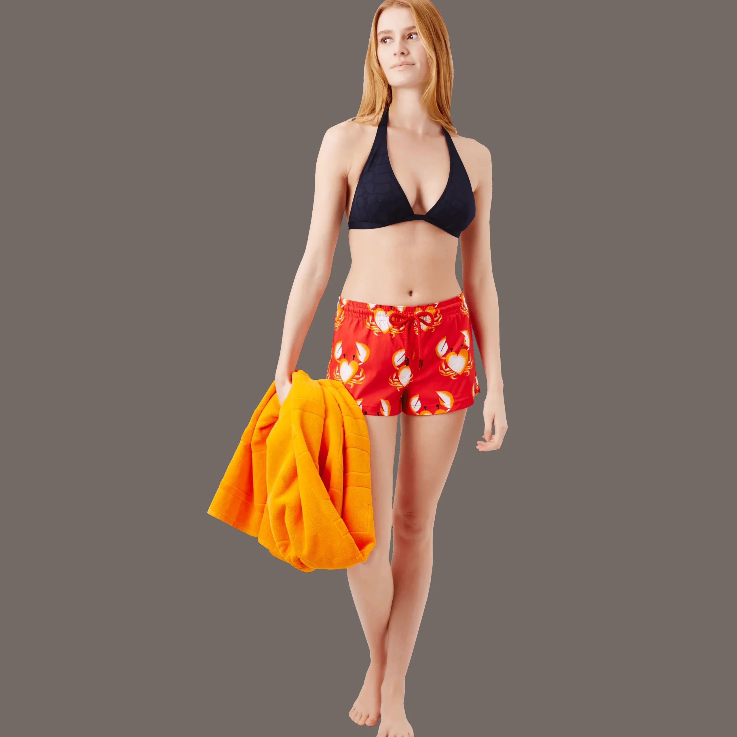Sale Vilebrequin Women Swim Short St Valentin 2020 Medicis Red/Red