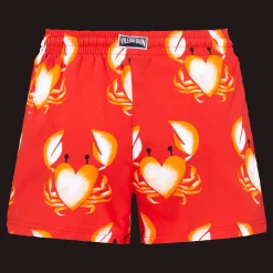 Sale Vilebrequin Women Swim Short St Valentin 2020 Medicis Red/Red