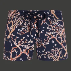 Best Vilebrequin Women Swim Trunks Sweet Blossom Navy/Blue