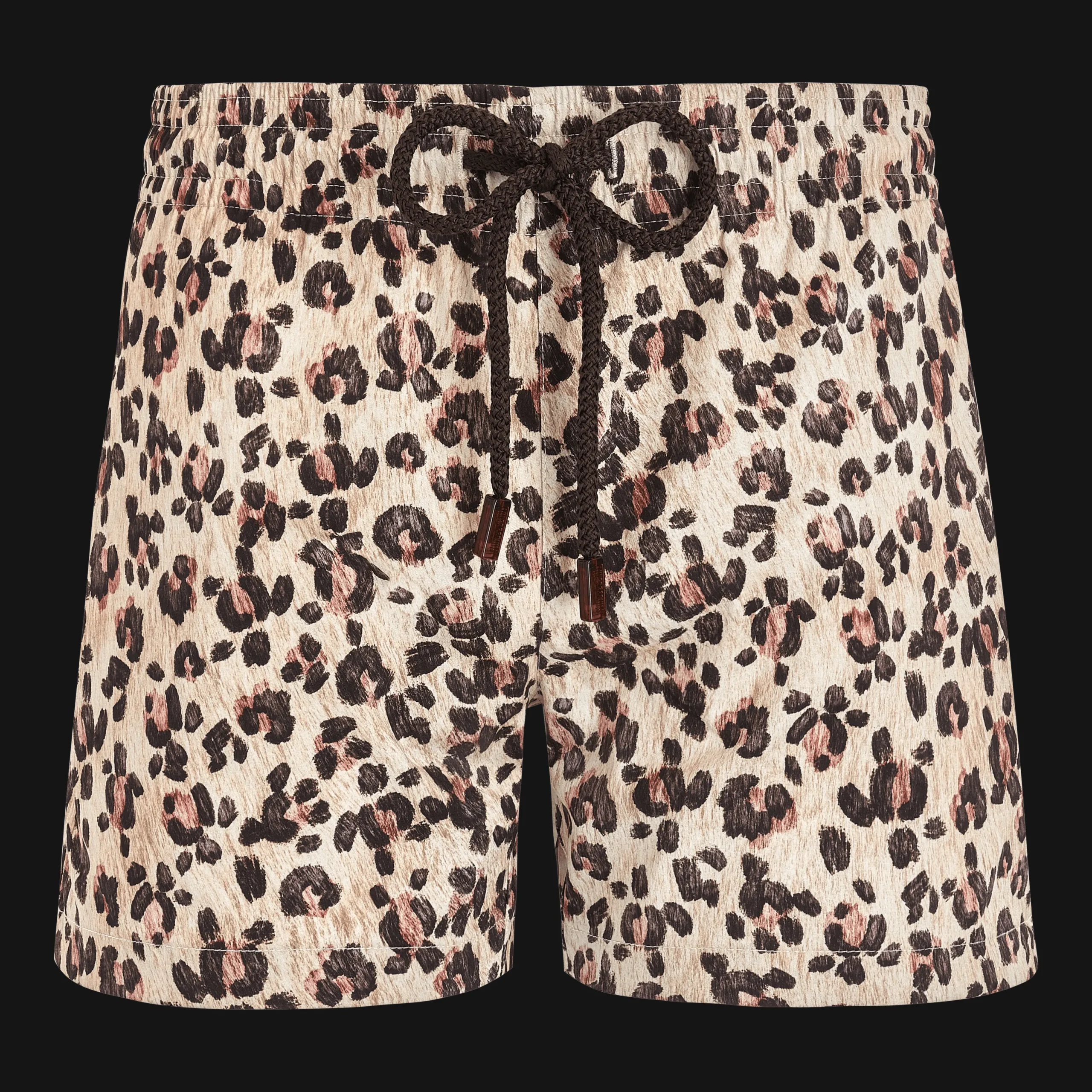 Outlet Vilebrequin Women Swim Trunksturtles Leopard Straw/Yellow