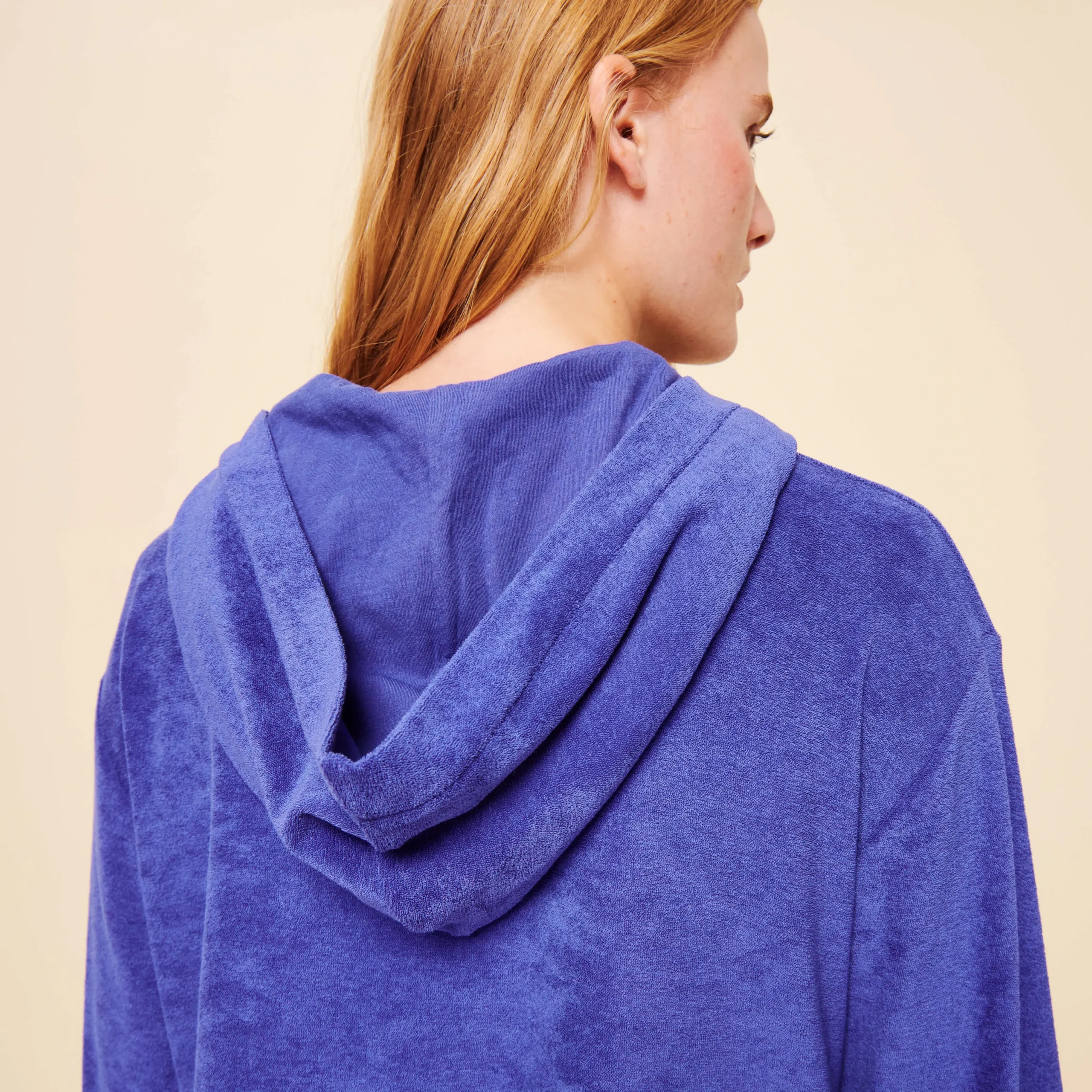 Online Vilebrequin Women Terry Sweatshirt Solid Purple Blue/Blue
