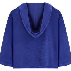 Online Vilebrequin Women Terry Sweatshirt Solid Purple Blue/Blue