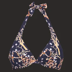 Outlet Vilebrequin Women Underwire Bikini Top Sweet Blossom Navy/Blue