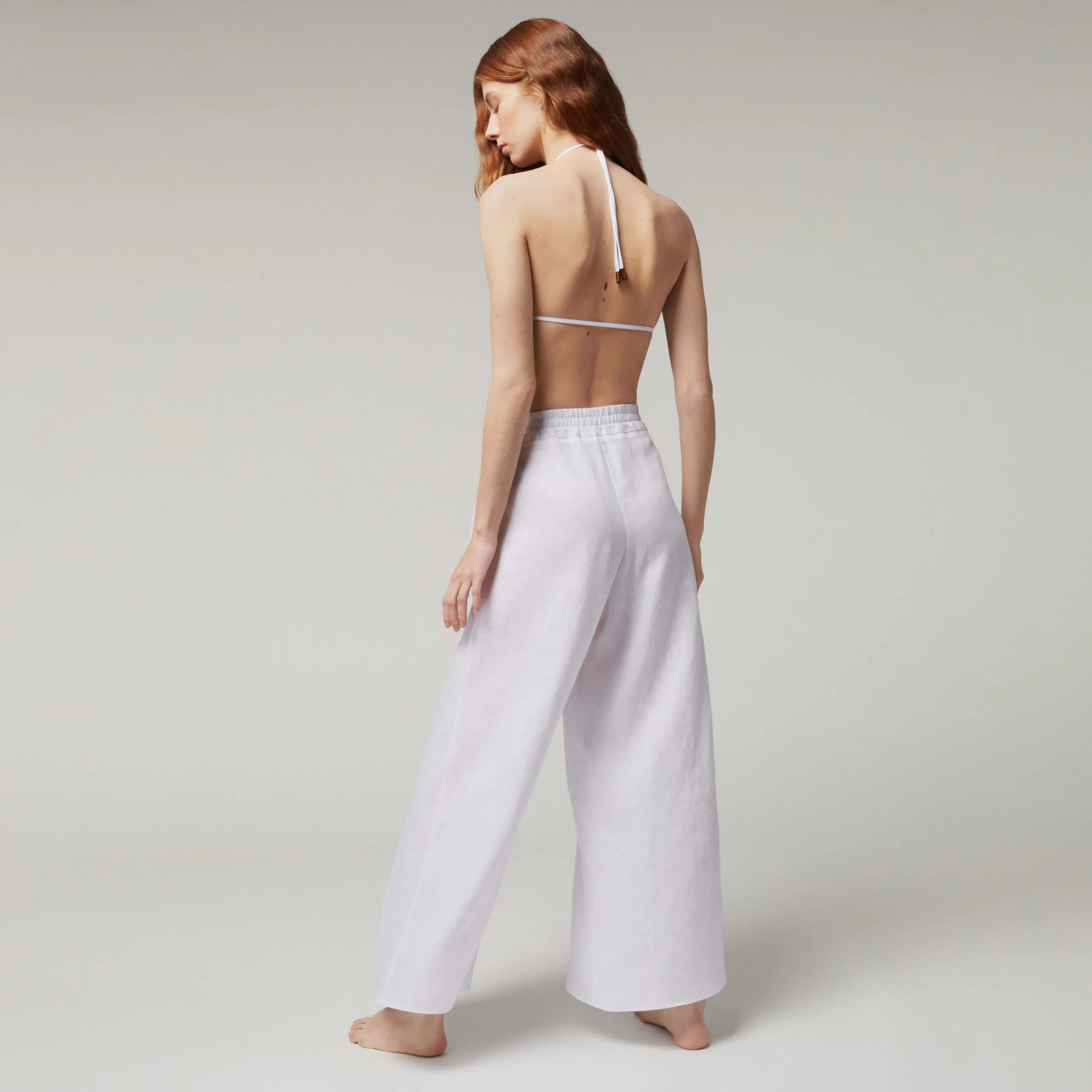 Flash Sale Vilebrequin Women White Linen Pants- X Angelo Tarlazzi White/White