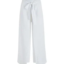 Flash Sale Vilebrequin Women White Linen Pants- X Angelo Tarlazzi White/White