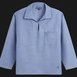 Best Sale Vilebrequin Wool Peajacket Solid Divine/Blue