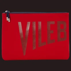 Best Sale Vilebrequin Zipped Beach Pouch Solid Peppers/Red