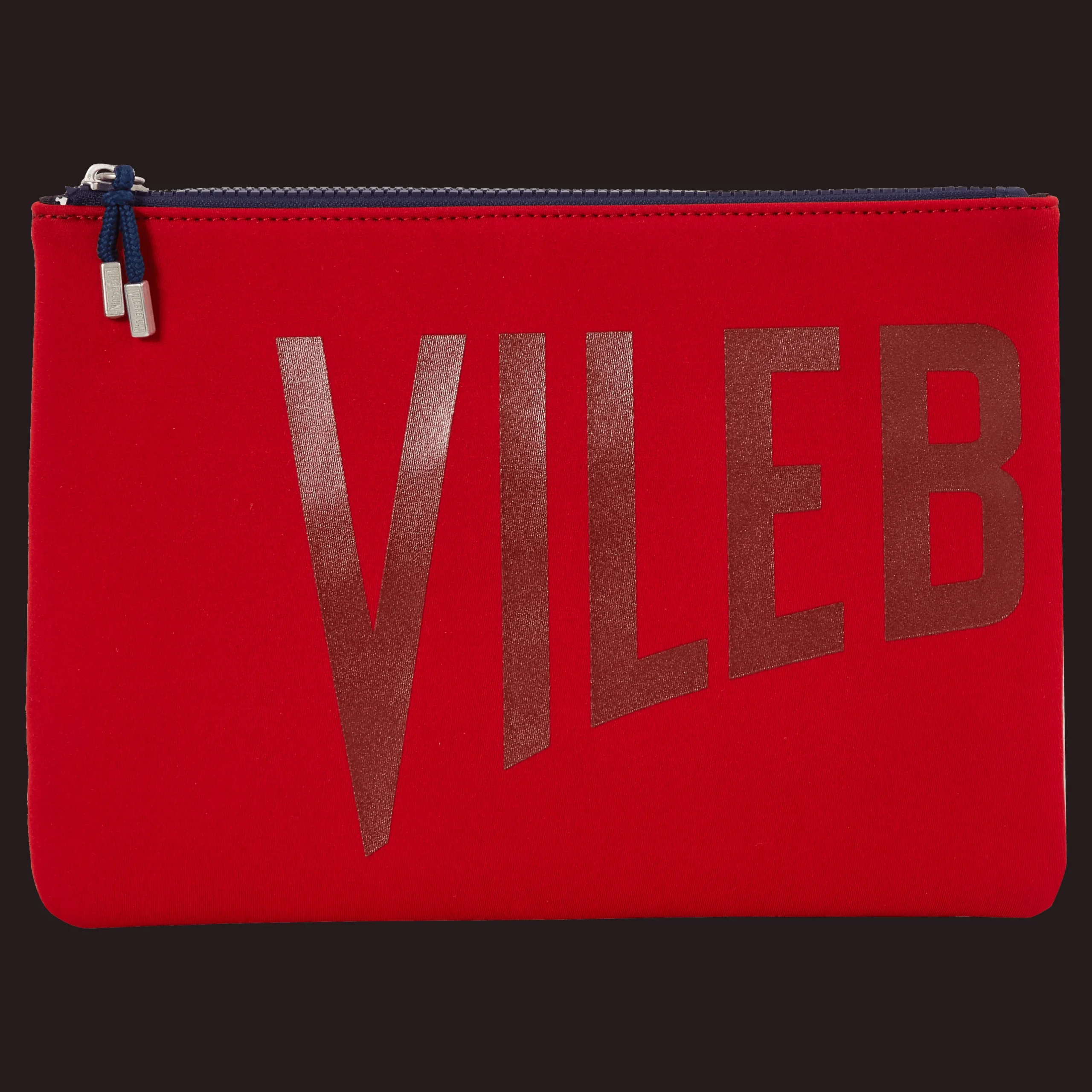 Best Sale Vilebrequin Zipped Beach Pouch Solid Peppers/Red